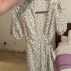 Midi Summer Floral Print Dress